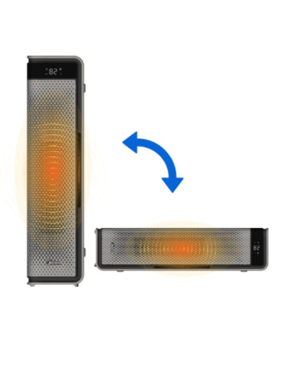 Midea 23'' Dual Flex Space Heater - Picture 6 of 11